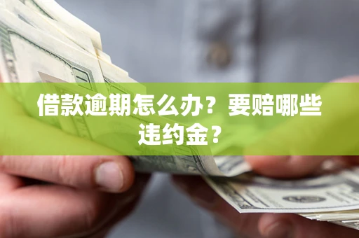 济南借款逾期怎么办？要赔哪些违约金？